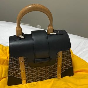 Goyard top handle bag
